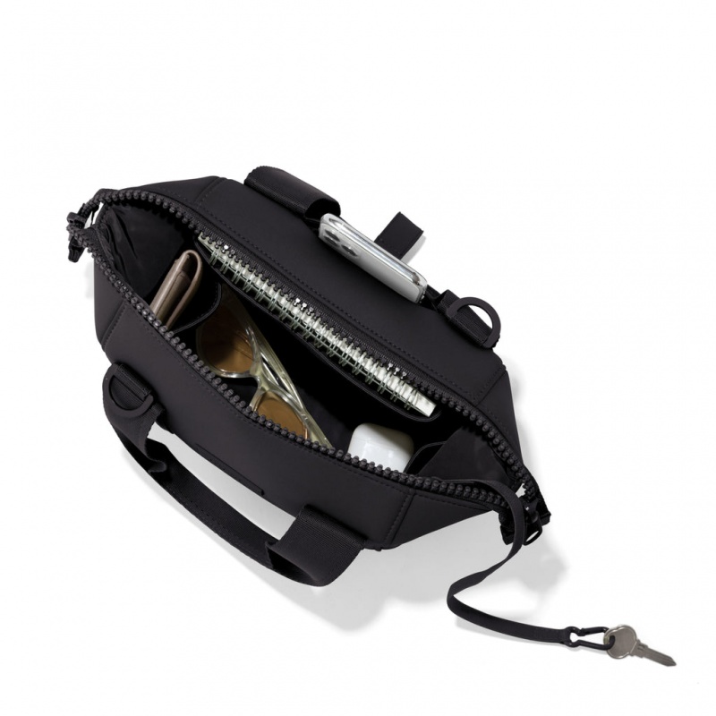 Black Dagne Dover Landon NeopreneCarryall ExtraSmall Handbag | QAHN46102